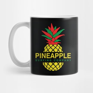 The Pineapple Surfing Company Logo Mug